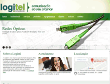 Tablet Screenshot of logitel.com.br